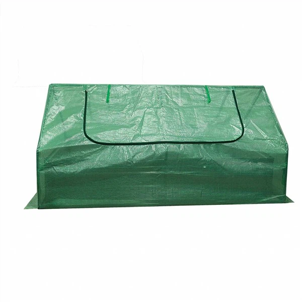 Lit de jardin surélevé avec mini couvercle en serre